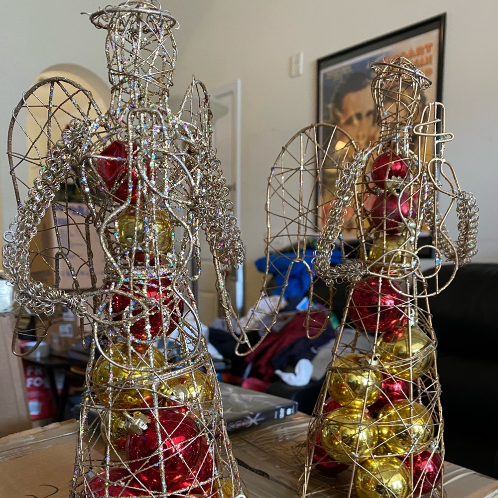 4 Holiday Angels Decor